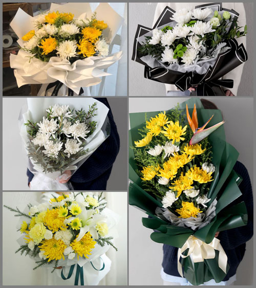 广东揭阳市惠来县靖海镇城西社区白事花束代送